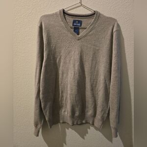 Stafford Light blue 100% Wool sweater M